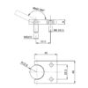 CERNIERA INOX PER PORTE 40X40 - COD. 60080L - immagine 4