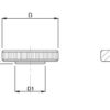 VOLANTINO INOX Ø 24 FORO M 6 - COD. 3035 - immagine 2