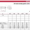 VITI TESTA TONDA CON QUADRO SOTTO TESTA IN ACCIAIO INOX - immagine 3