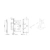 SERRATURA INF. TRI BAIO+SCR  E35 F22 AV M4 INOX - COD. 783102352 - immagine 2