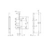 SERRATURA DA INCASSARE BAIONETTA + SCR E35 FR 22 AVV INOX - COD. 781102352 - immagine 2