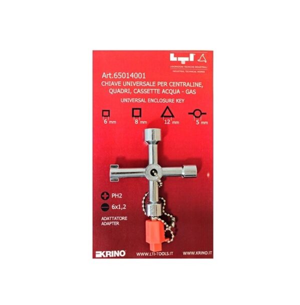CHIAVI UNIVERSALI ARM. ACQUA/GAS
