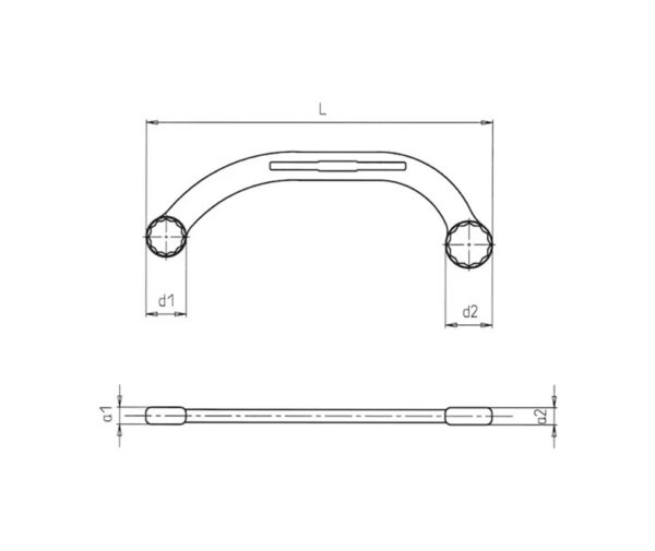 WUERTH CHIAVI POLIGONALI DOPPIE METRICHE CON PROFILO POWERDRIV - immagine 2