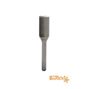 STELLA BIANCA FRESE ROTATIVE CILINDRICHE IN ACCIAIO SUPER RAPIDO HSS