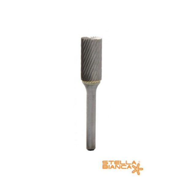 STELLA BIANCA FRESE ROTATIVE CILINDRICHE IN ACCIAIO SUPER RAPIDO HSS
