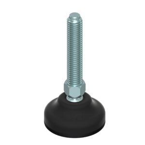 PIEDINO Ø 40 FERRO/P M 10X75 ANT - COD. 10233