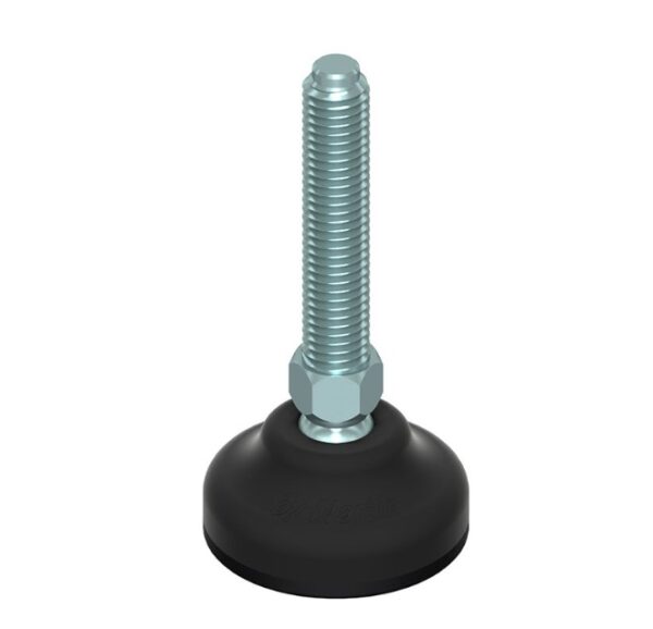PIEDINO Ø 40 FERRO/P M 8X50 ANT - COD. 10223