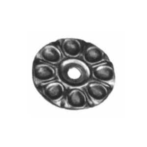 ROSETTA LAMIERINO DIAM. 60XH5SP. 2 MM.CON SCODELLINE