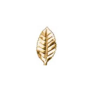 FOGLIA LAMIERINO OTTONE DIAM. 34X62 MM