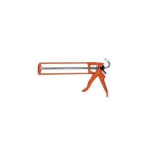 Pistola per silicone arancione manuale in metallo per cartucce di sigillante e colla